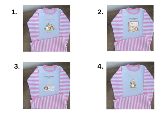 Personalised Safari Themed Pyjamas