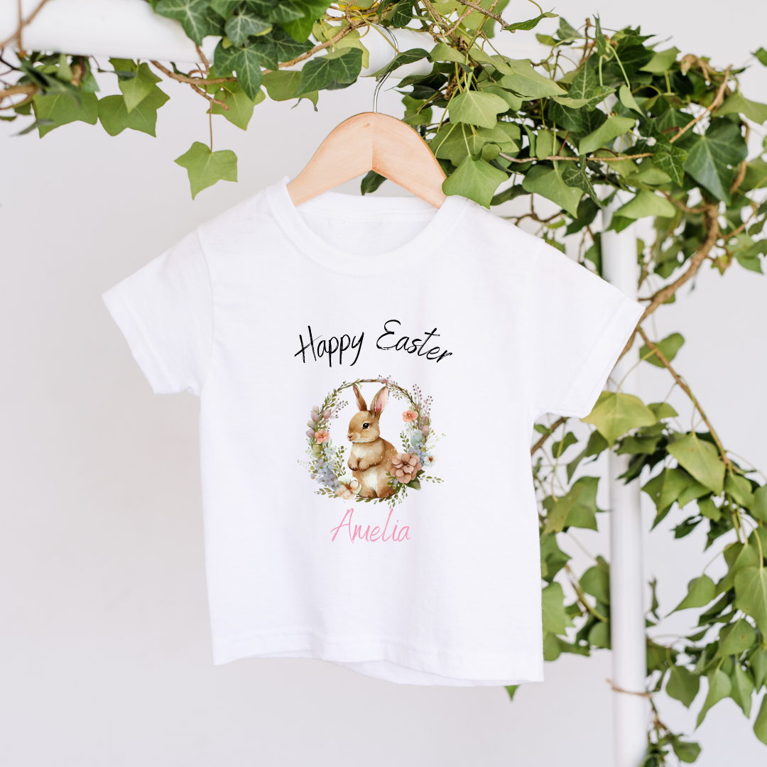 Personalised Little Bunny Easter T-shirt