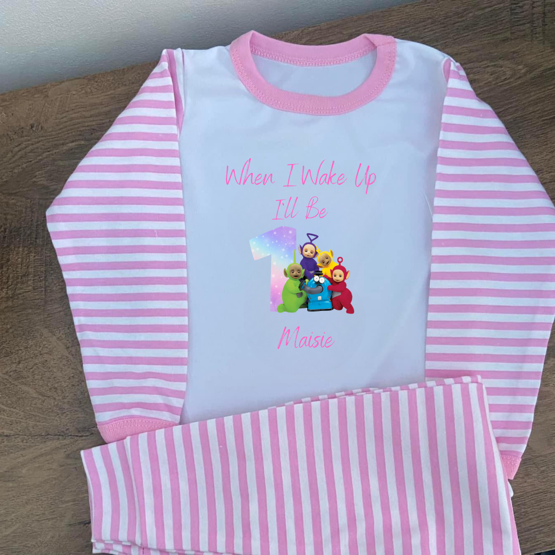 Personalised Teletubbies Themed Pyjamas