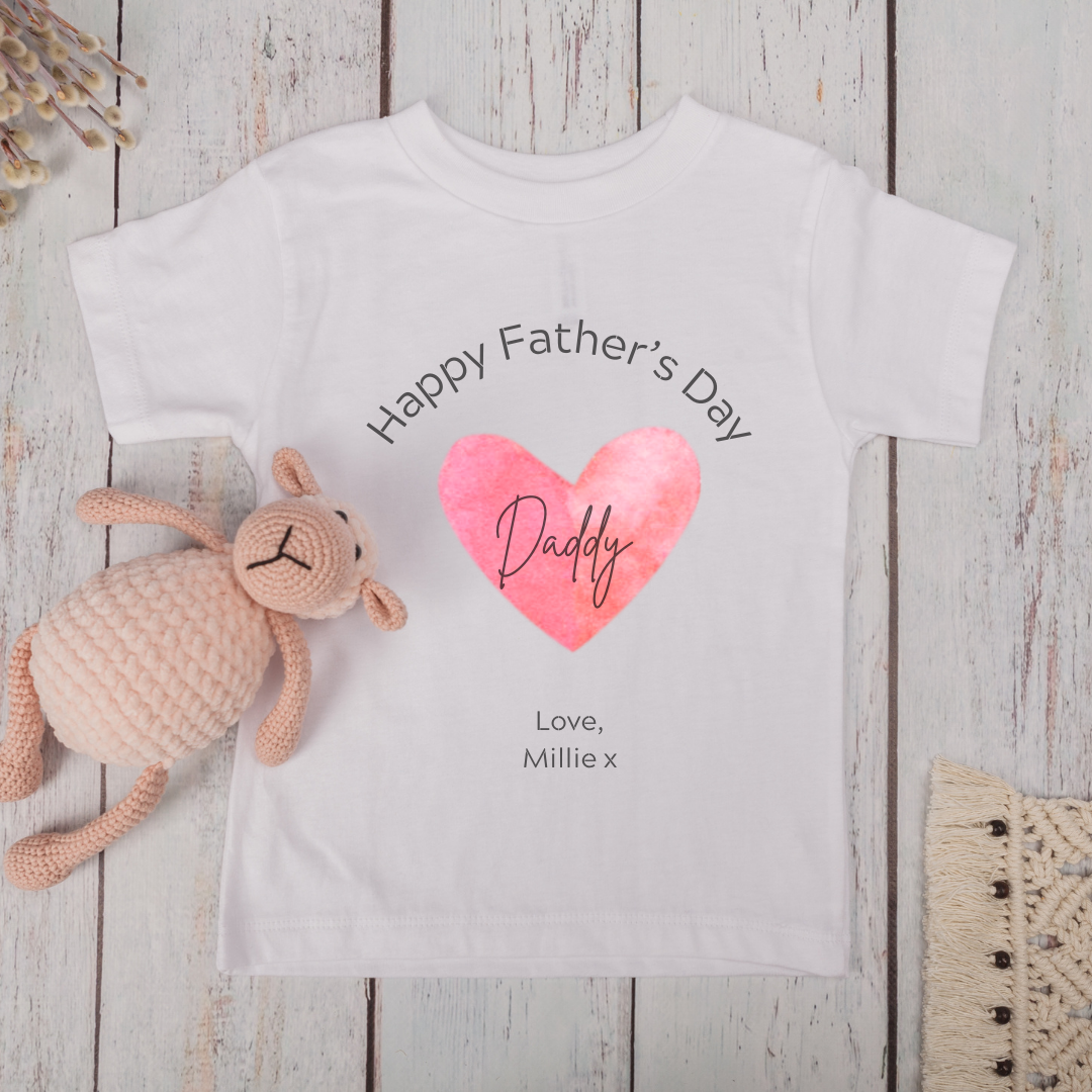 Happy Fathers Day Personalised Tshirt