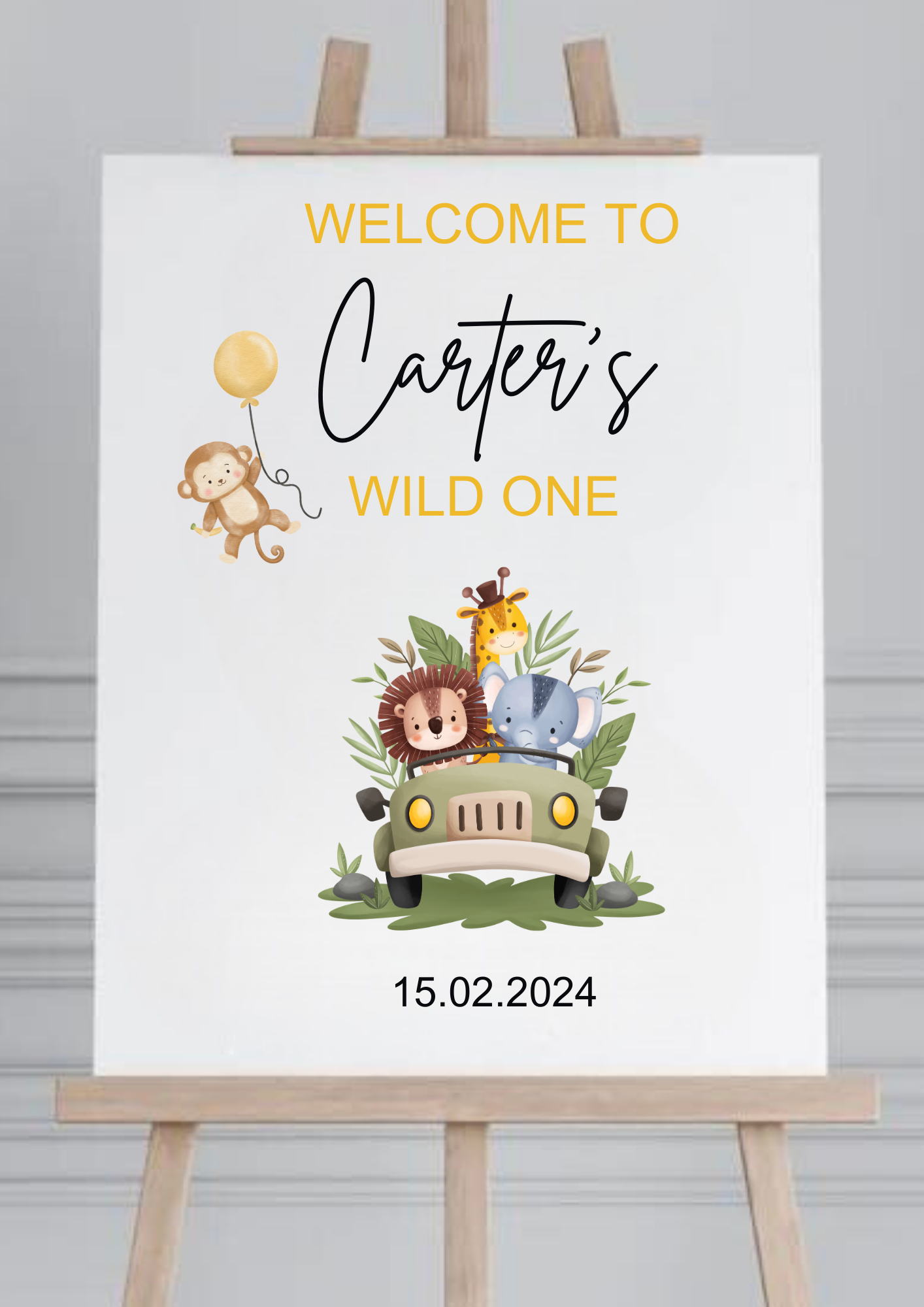 Wild One Welcome Board