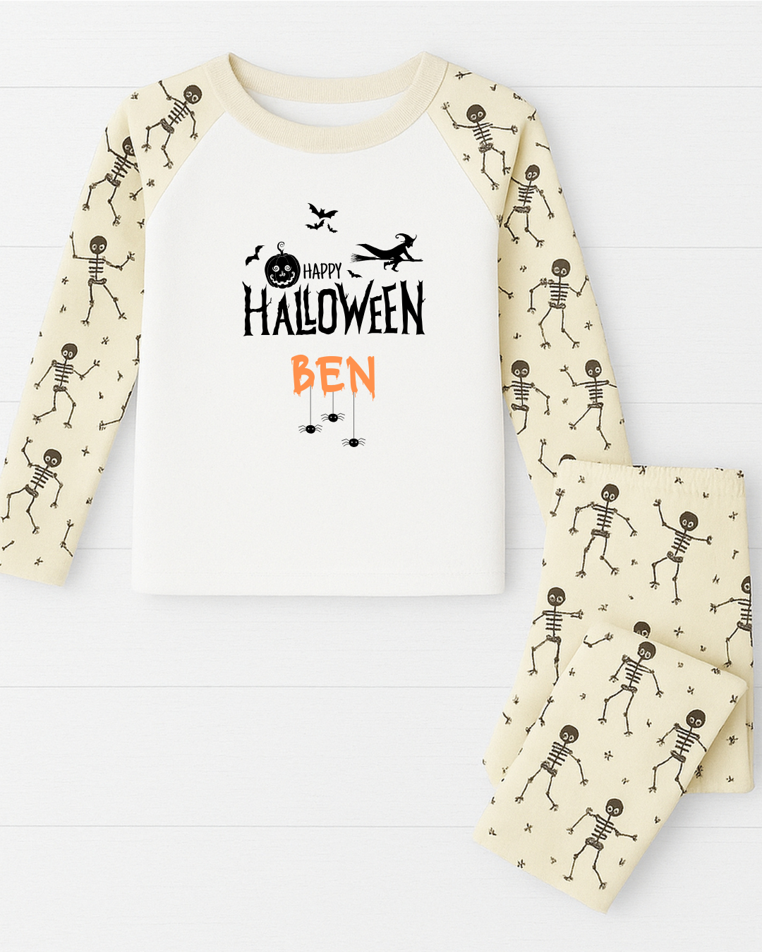 Personalised Happy Halloween Pyjamas