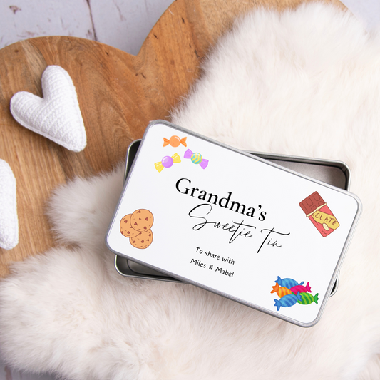 Personalised Grandad Biscuit Tin