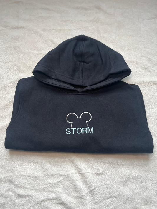 Personalised Embroidery Disney Hooded Jumpers