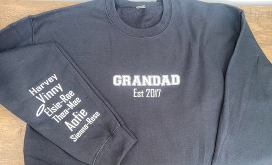 'Grandad Est 2017' Sweatshirt