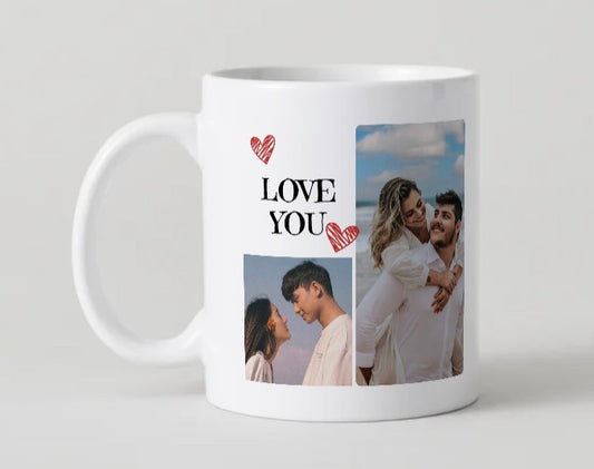 'Love You' Photo Mug