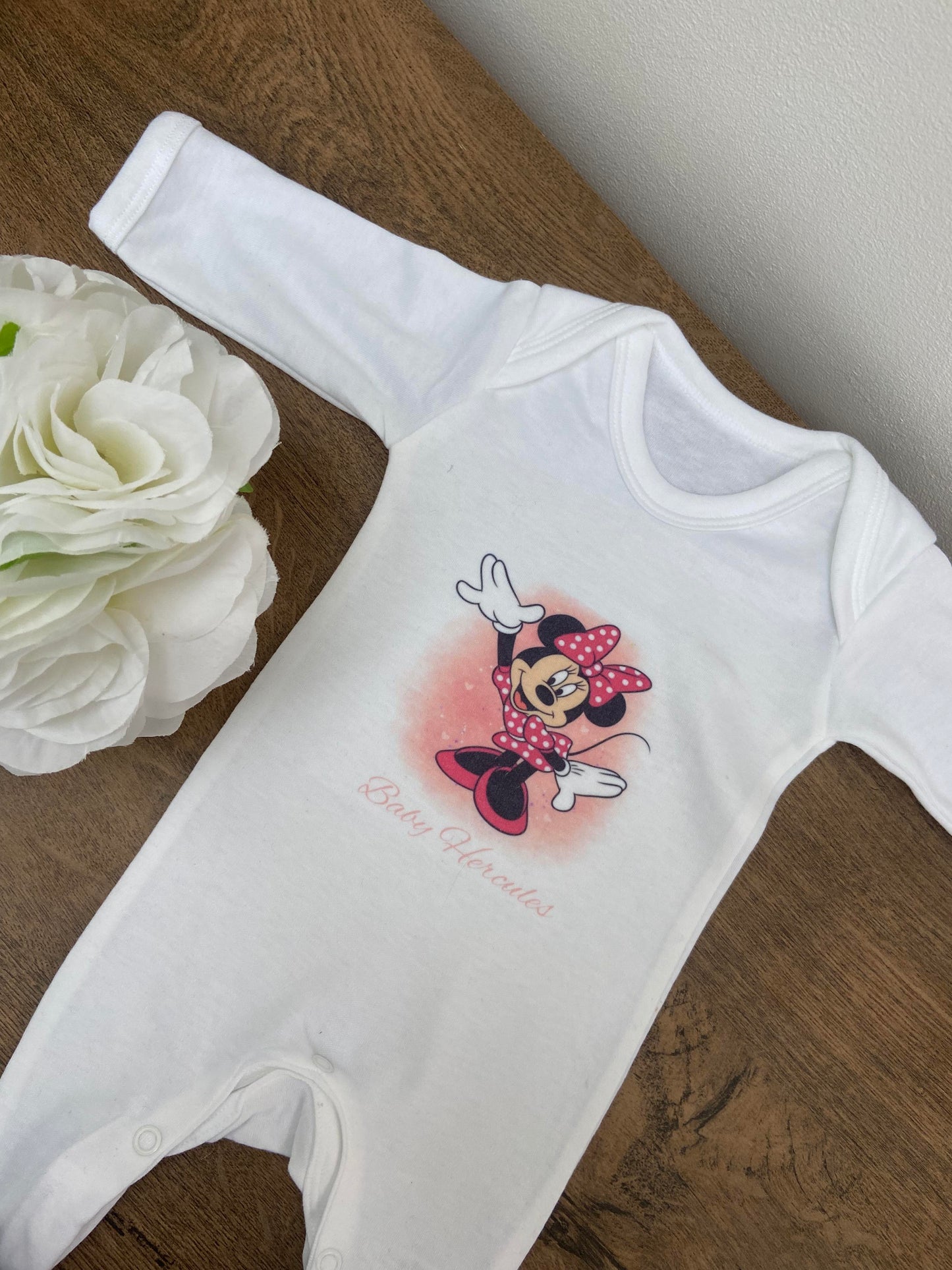 Personalised Baby Sleepsuit