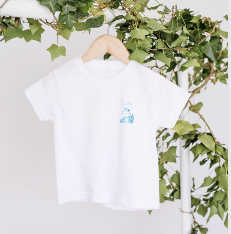 Personalised Dino Tshirt