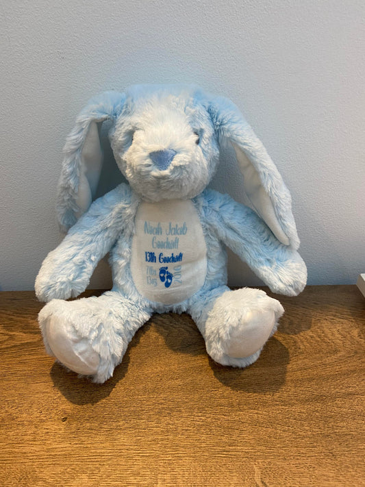 Personalised Birth Announcement Bunny