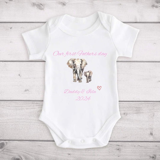 Our First Fathers Day Elephant Vest
