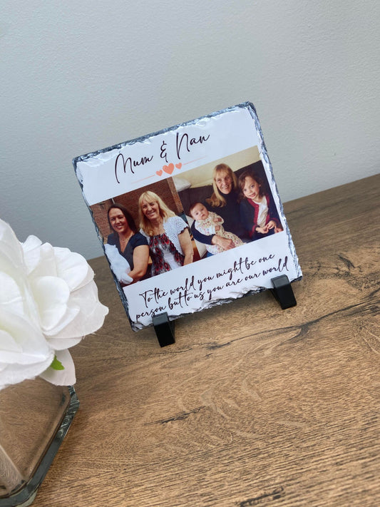 Personalised Photo Slate