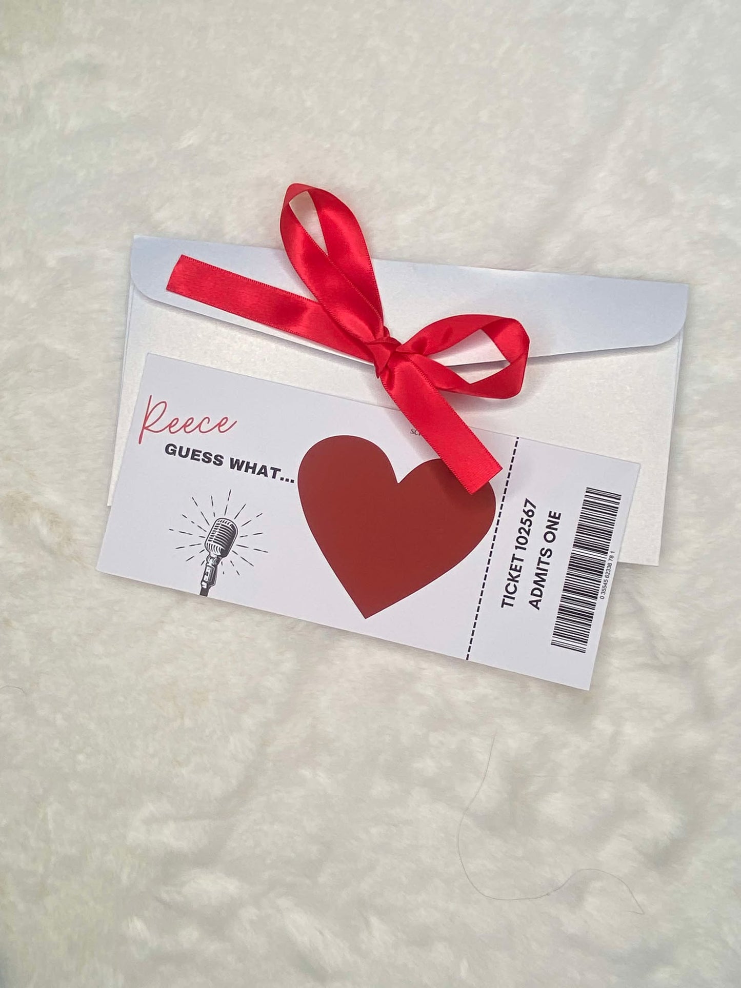 Concert Scratch Reveal Ticket