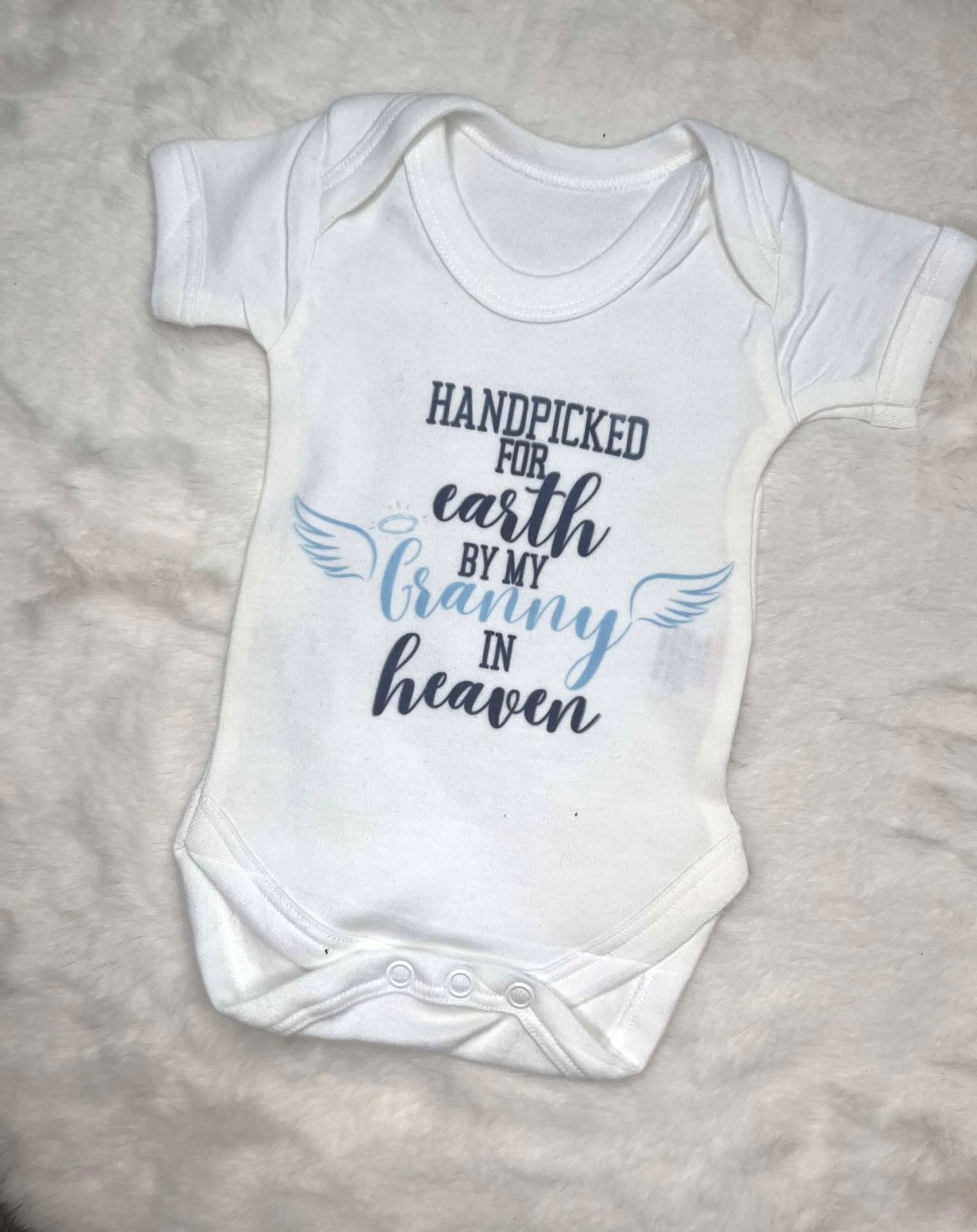 Handpicked For Earth From Heaven Baby Vest