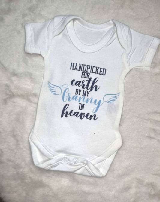 Handpicked For Earth From Heaven Baby Vest
