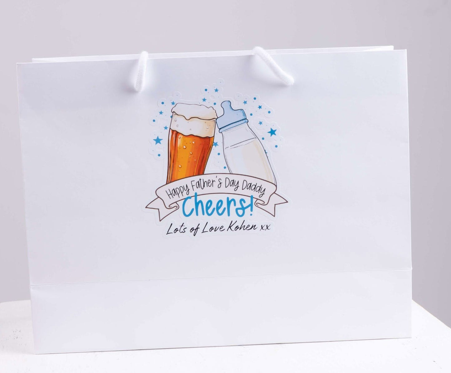 Personalised Fathers Day Gift Bag