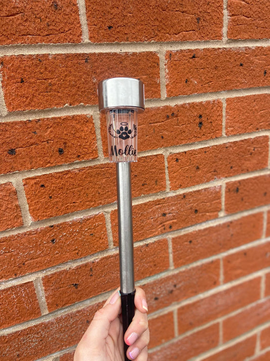 Personalised Angel In Heaven Garden Solar Lights