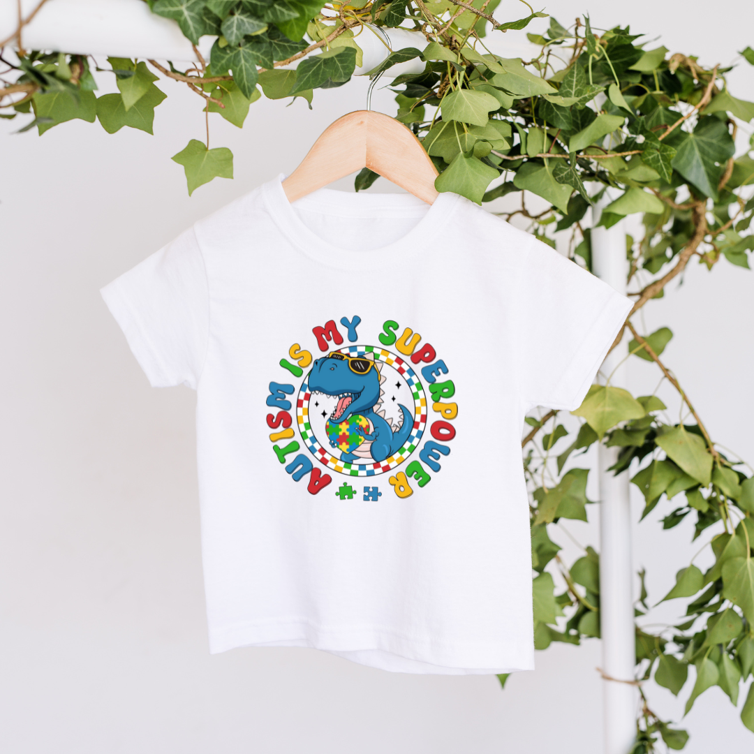 Personalised Autism Is My Superpower Tshirt