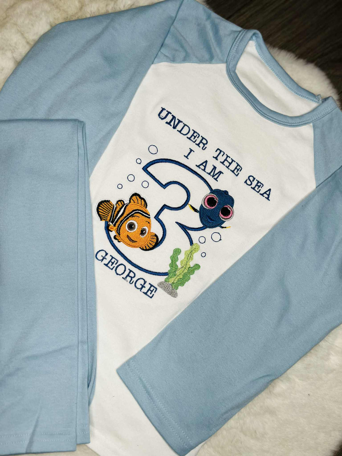 Personalised Embroidered Children’s Pyjamas alternative personalised design