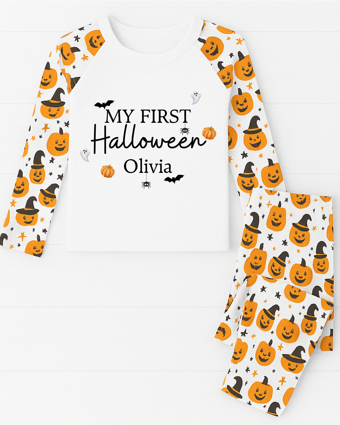 Personalised Happy Halloween Pyjamas