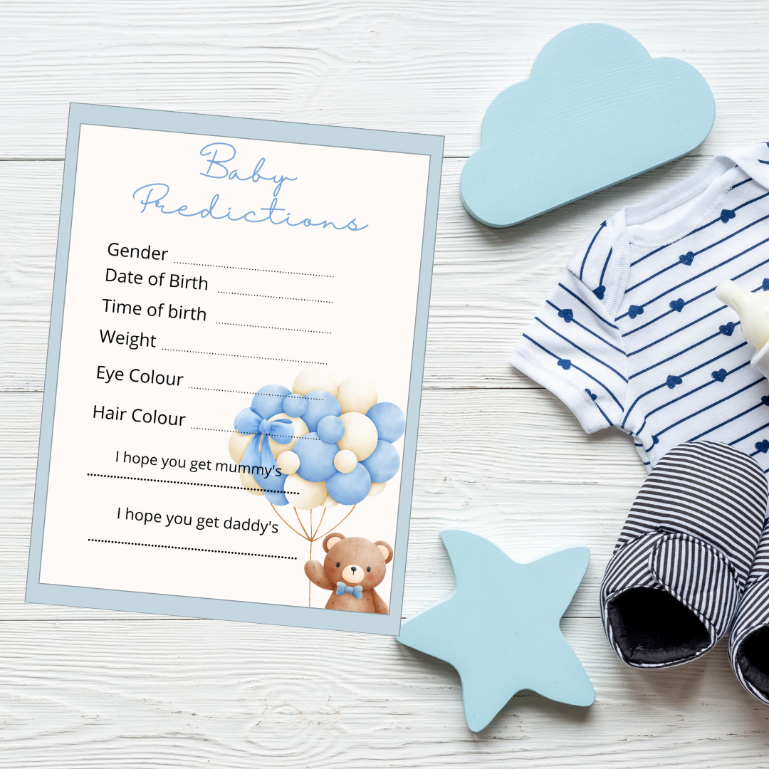 Brown Bear Baby Shower Predictions