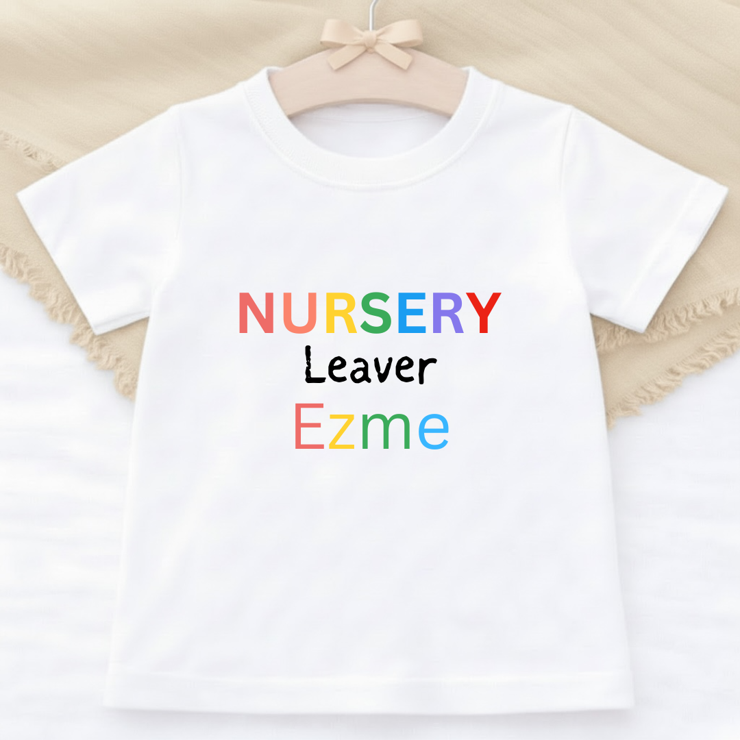 2026 Nursery Leavers Graduation Personalised T-shirt