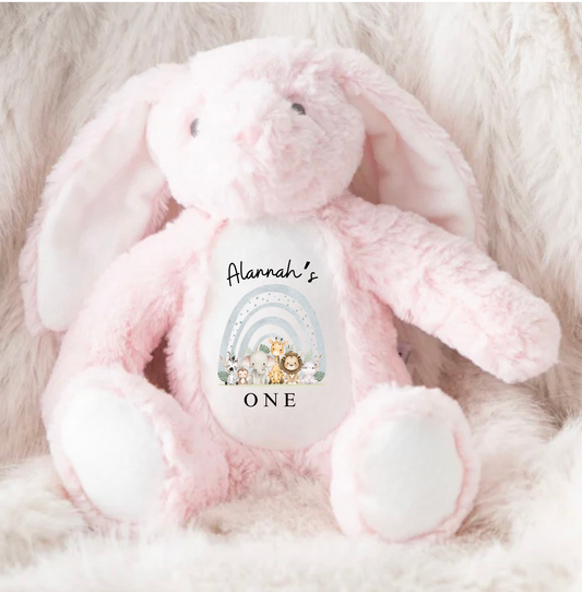 Personalised Birthday Bunny Rabbit Teddy