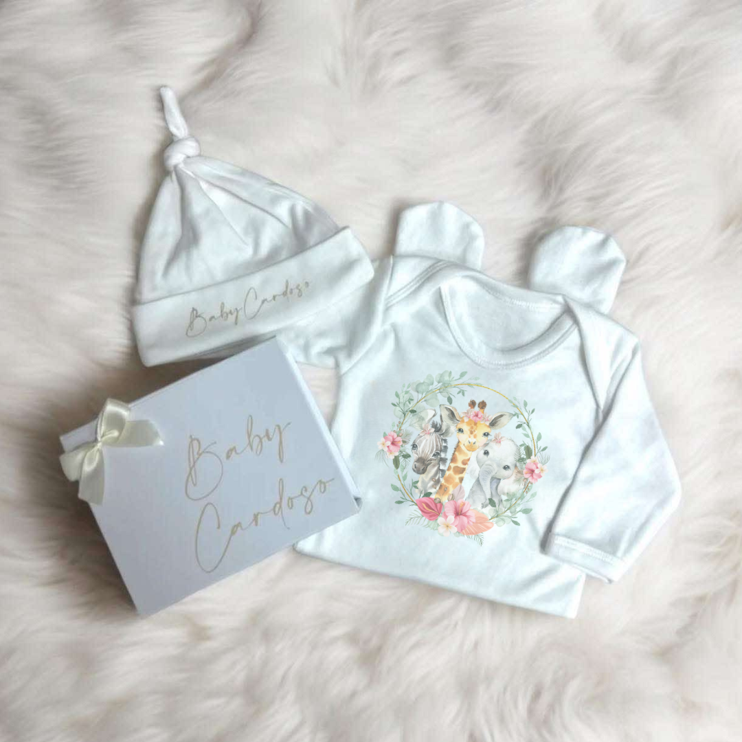 Safari Themed Baby Gift Set