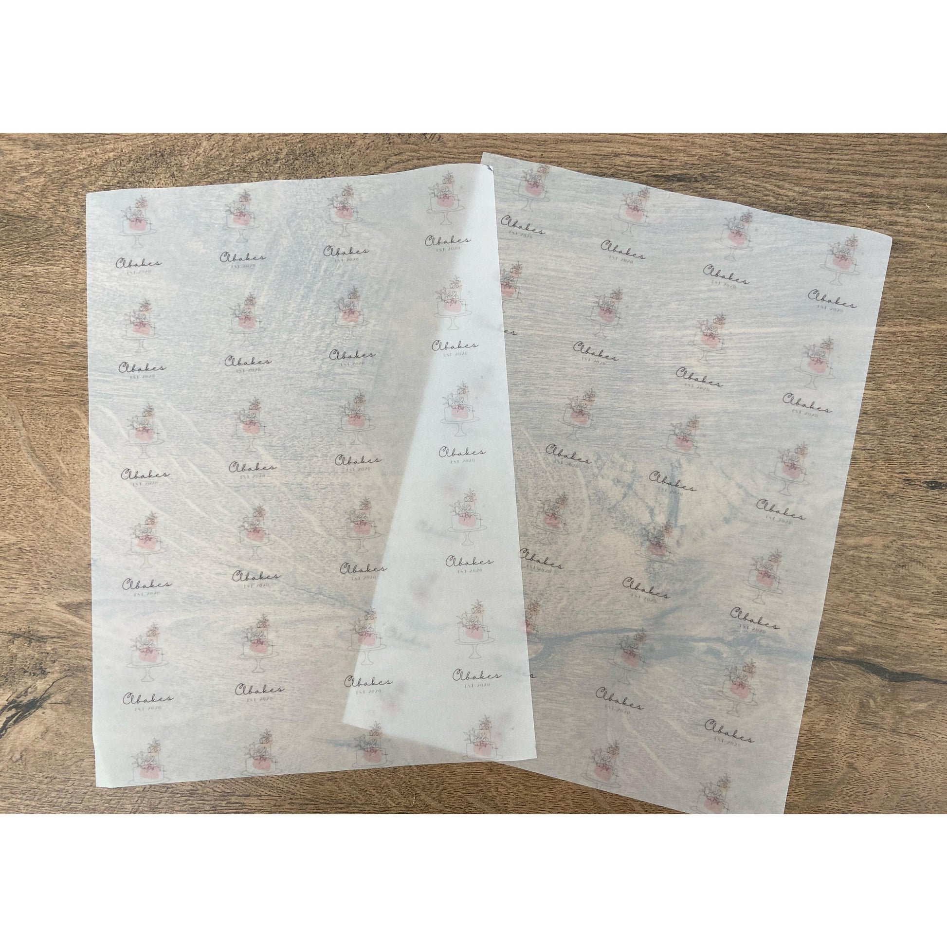 2 Sheets of business vellum packing paper4