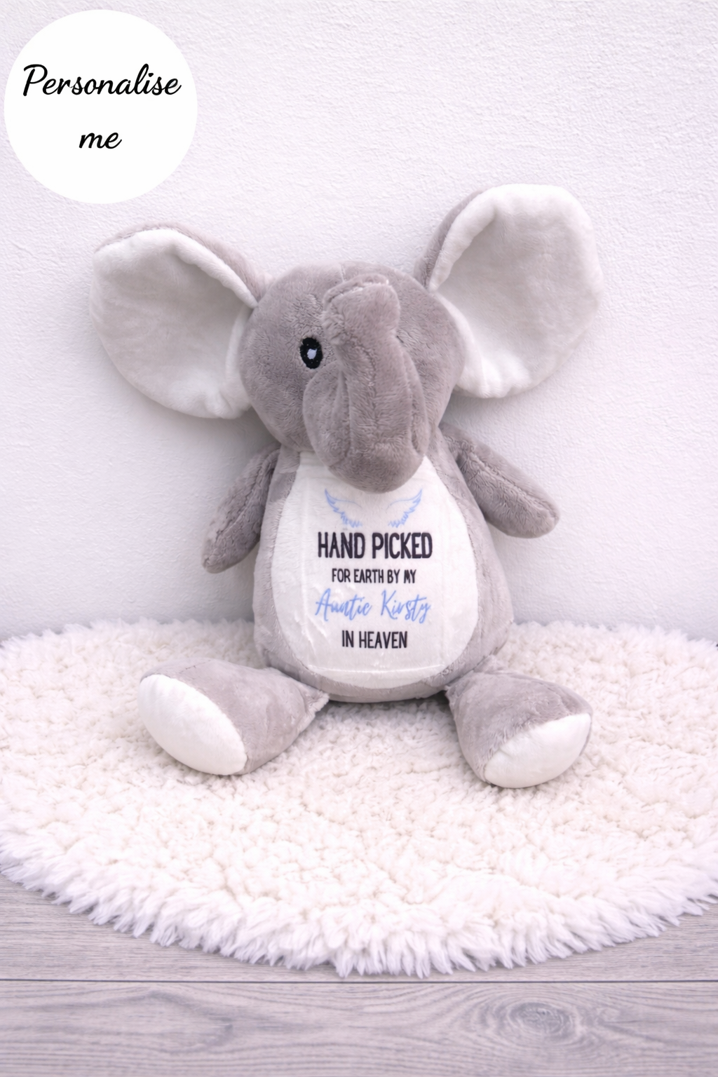 Personalised Handpicked For Earth By Heaven Teddy