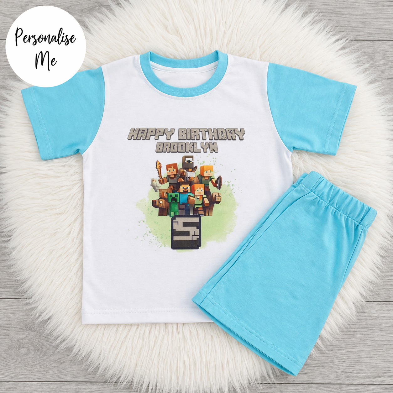 Personalised When I Wake Up Gaming Birthday Pyjamas