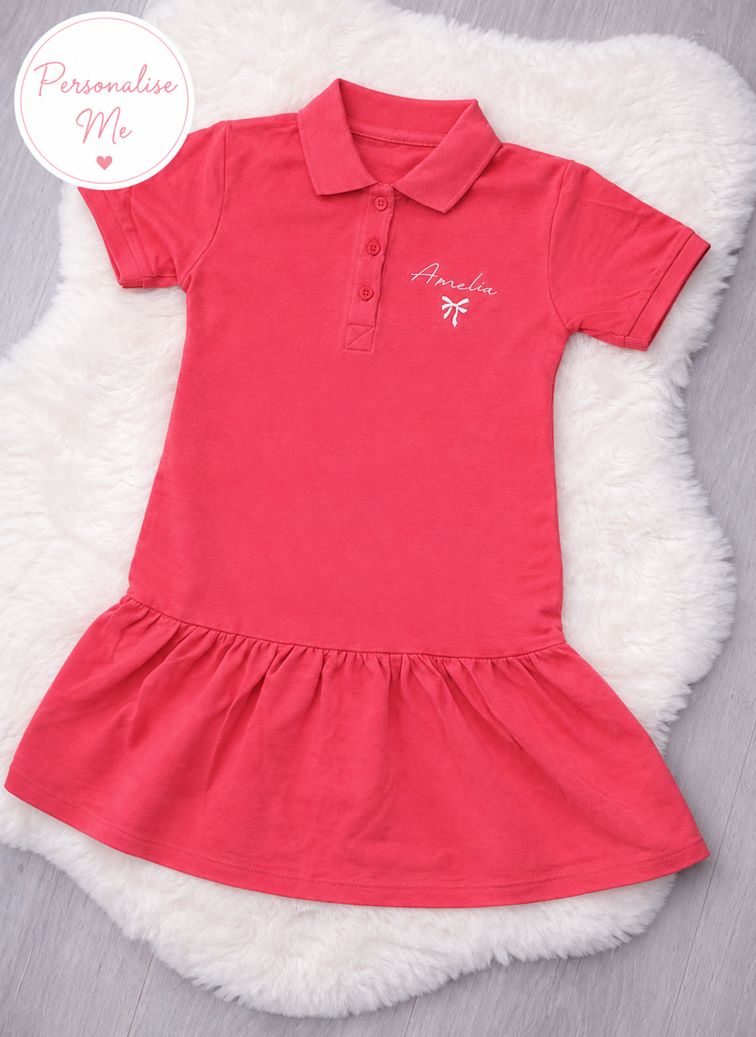 Personalised Children Polo Dress