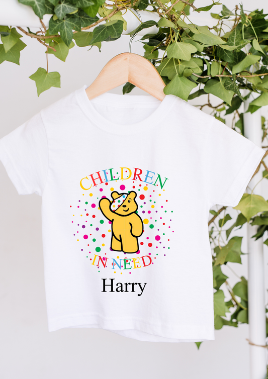 Personalised Children In Need T-shirts