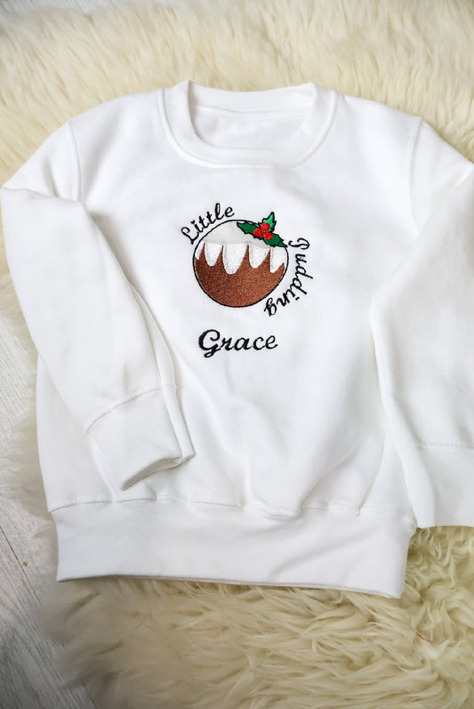 Personalised Embroidered Children's Christmas Jumper