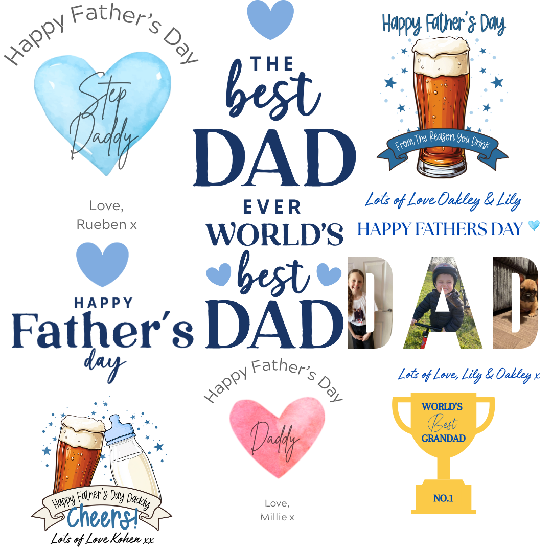 Personalised Fathers Day Gift Bag