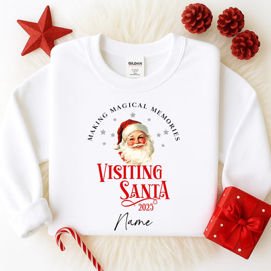 Personalised Visting Santa Sweatshirt