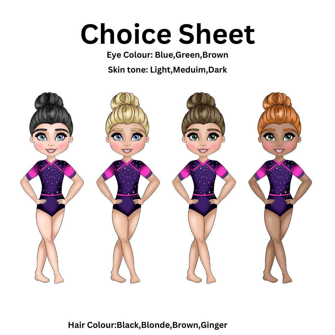 Personalised Gymnastic Water Bottle