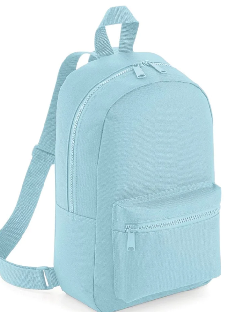 Light blue personalised 7 litre backpack
