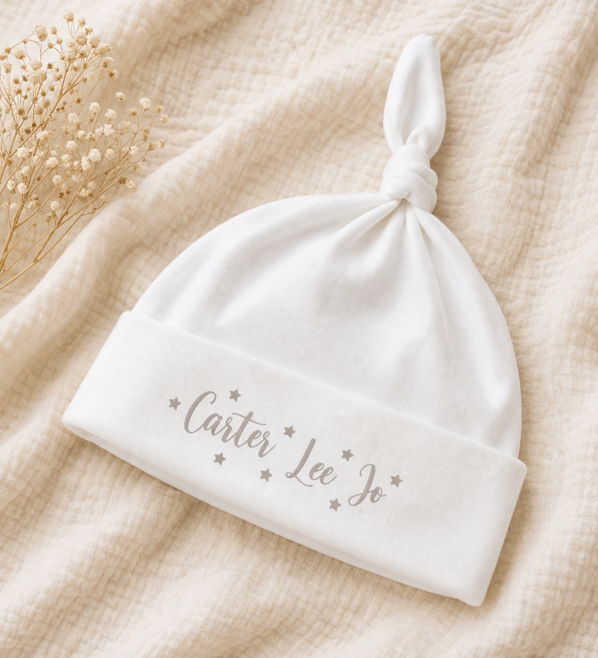 Personalised Name/ Initial Baby Hat