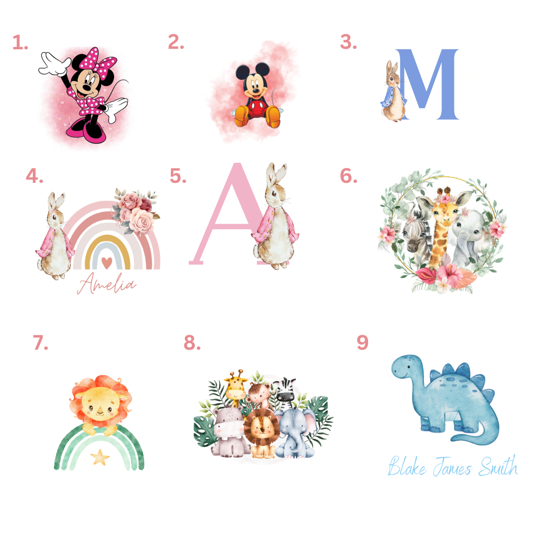 Personalised Choice sheet