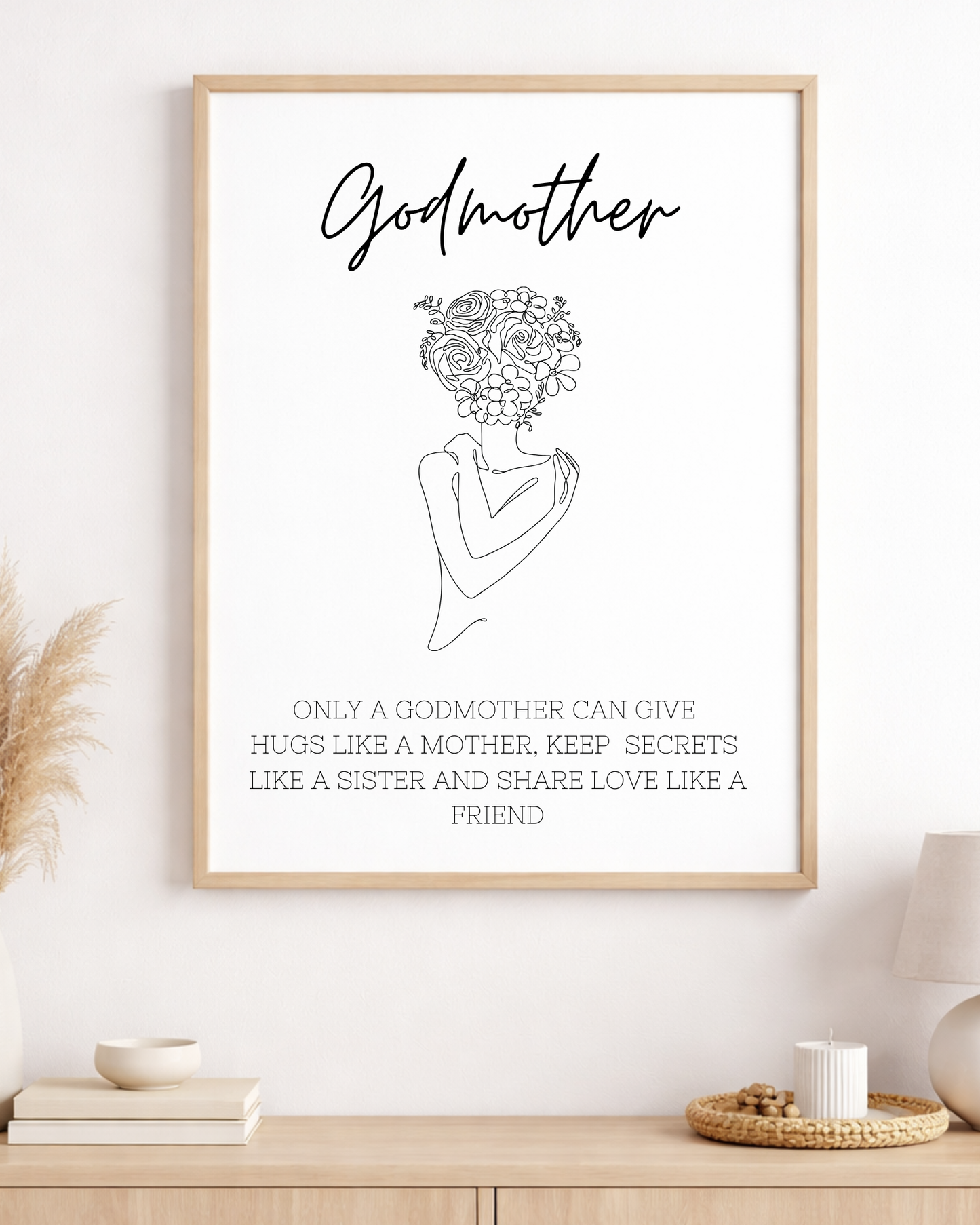 Personalised Godmother print