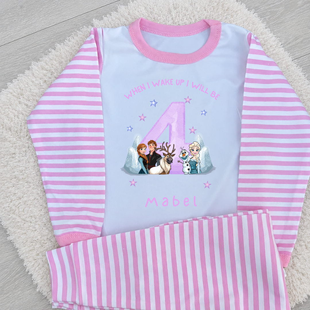 Personalised When I Wake Up Frozen Birthday Pyjamas