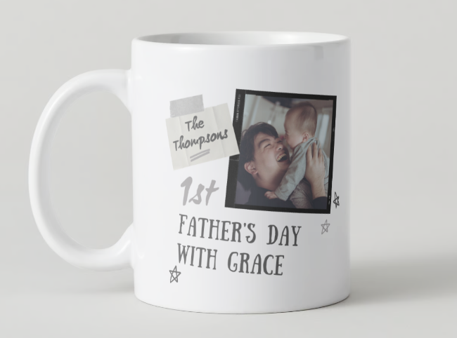 1st Fathers Day Mug