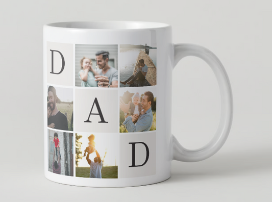 Dad Square Photo Mug
