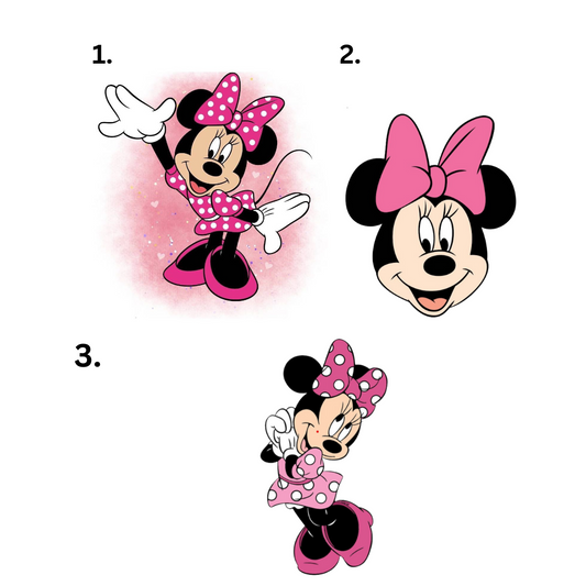 Personalised Minnie Mouse Party Stickers – Thank You for Coming