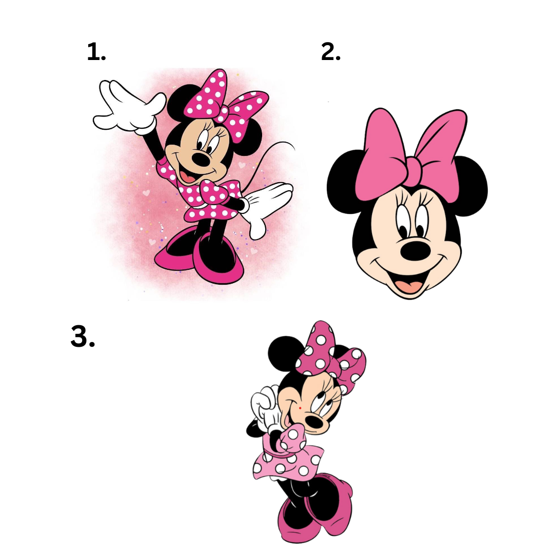 Minnie Mouse 'Thank You For Coming To My Party' stickers