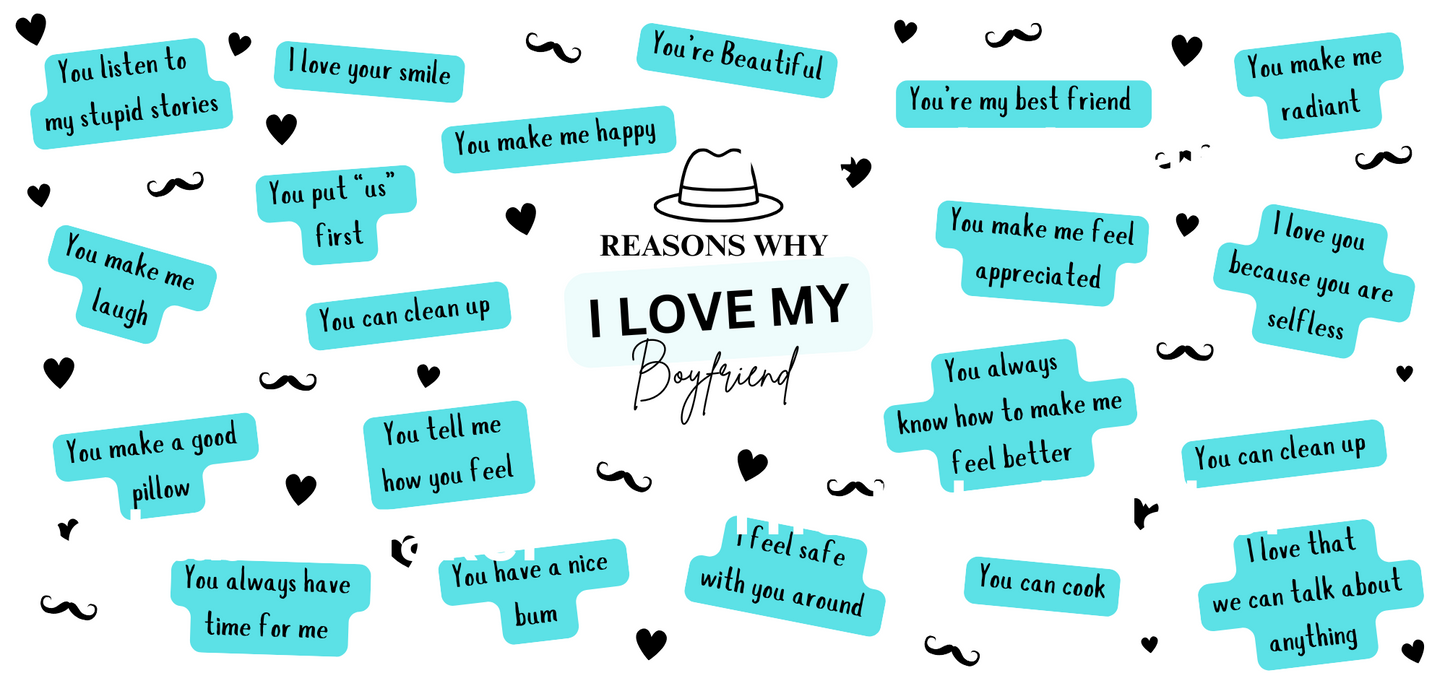 The Reasons Why I Love My Boyfriend Mug