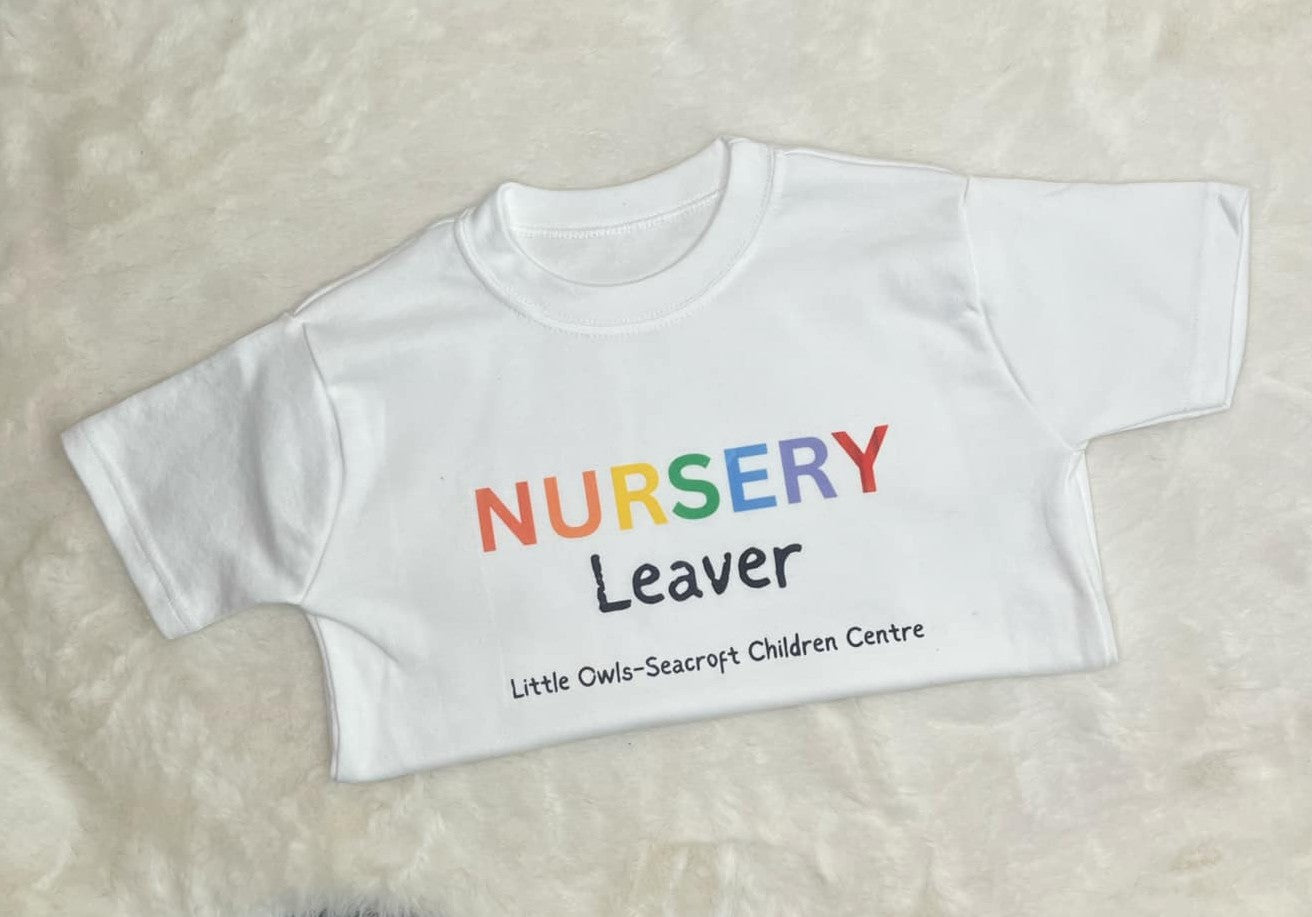 Personalised Nursery Leaver T-shirt