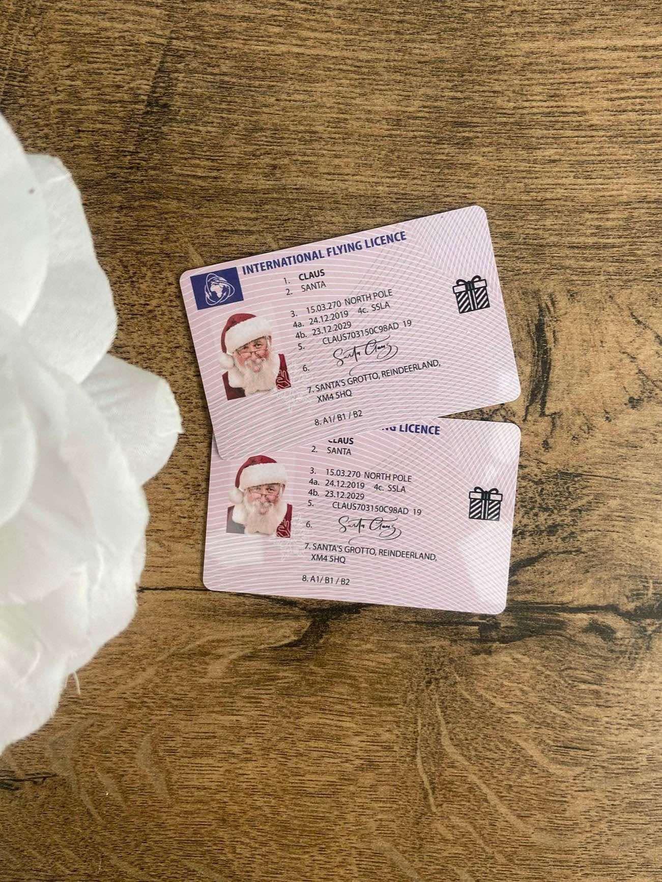 Santa Flying Licence