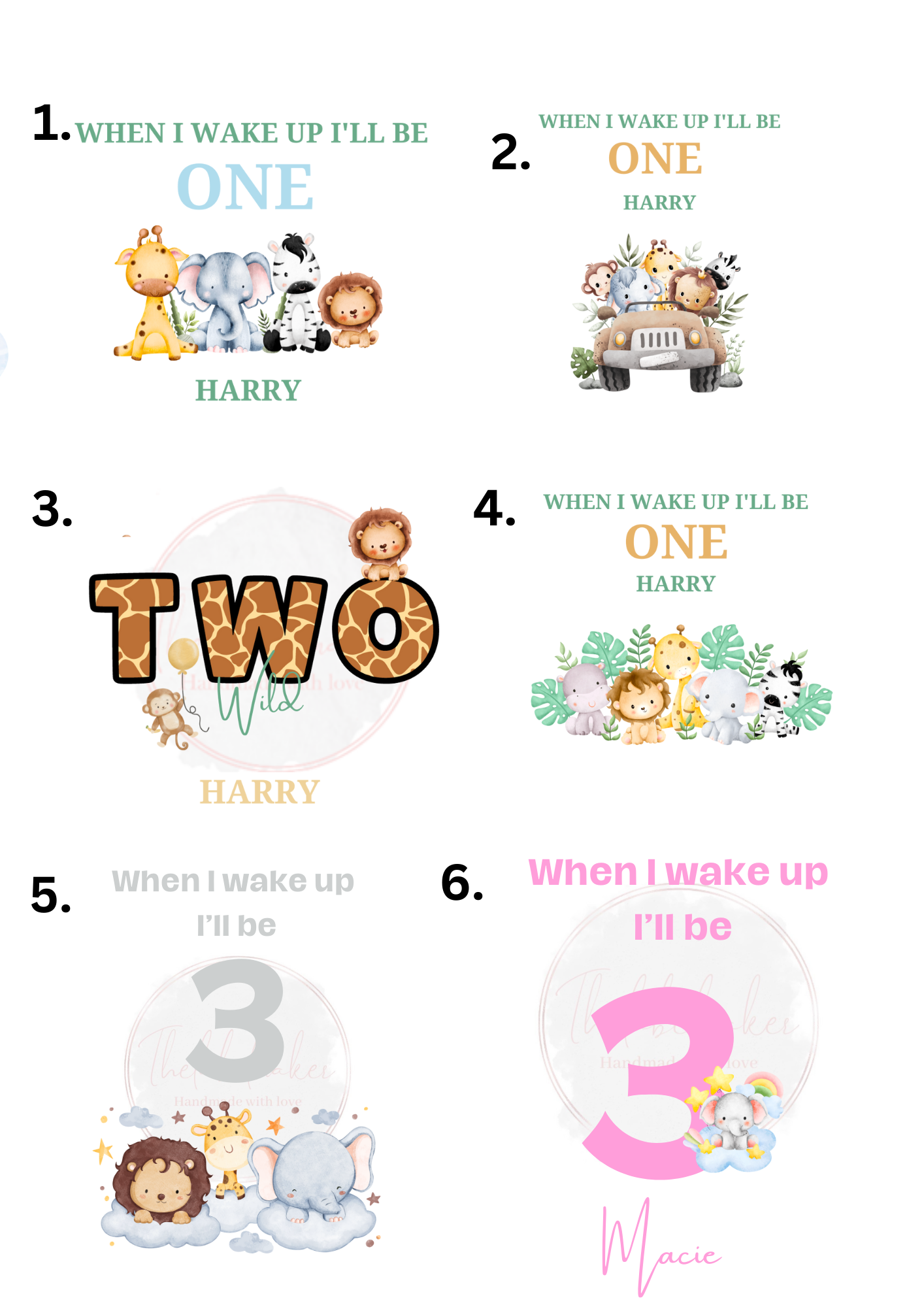 Personalised Safari Pyjamas