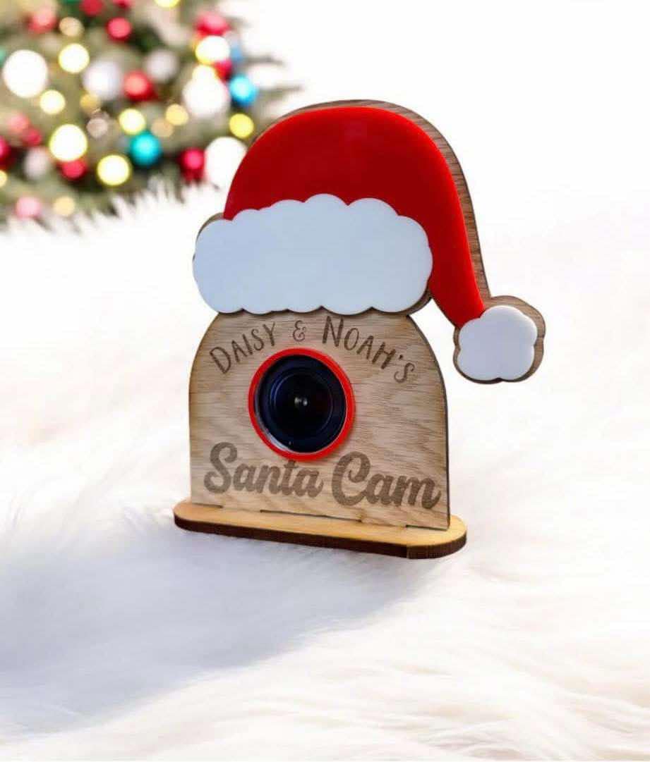 Personalised Engraved Santa Spy Camera